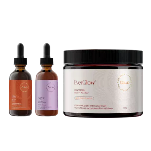 Slenderiiz Day and Night Drops with EverGlow marine collagen beauty matrix pack at Opportunityshop