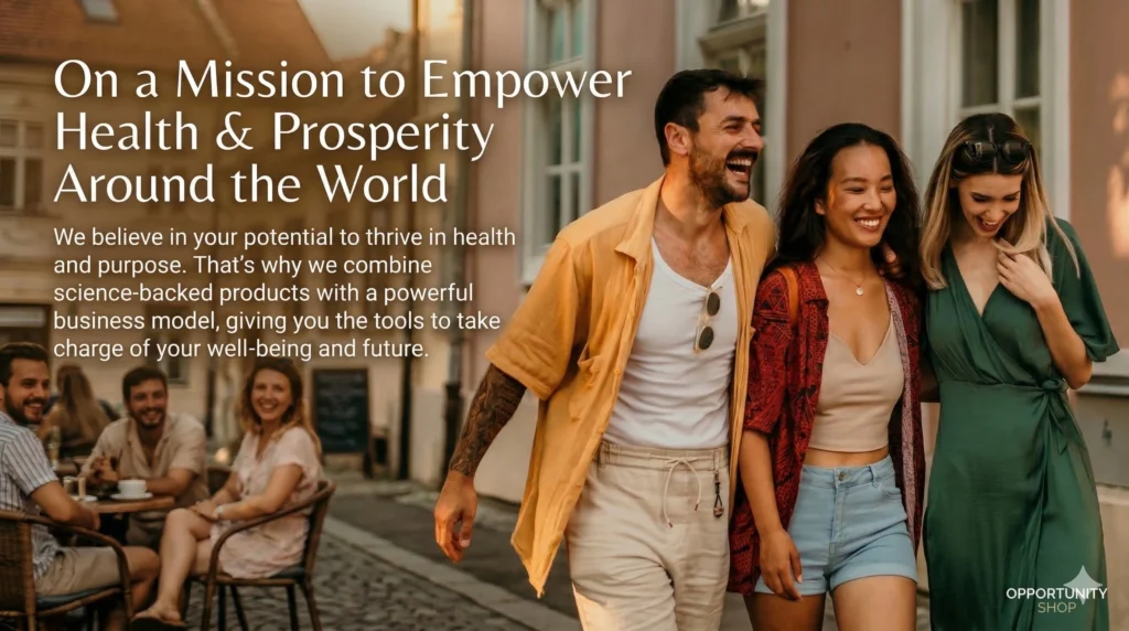 Banner Missão Partner.Co Opportunity Shop Health Prosperity.