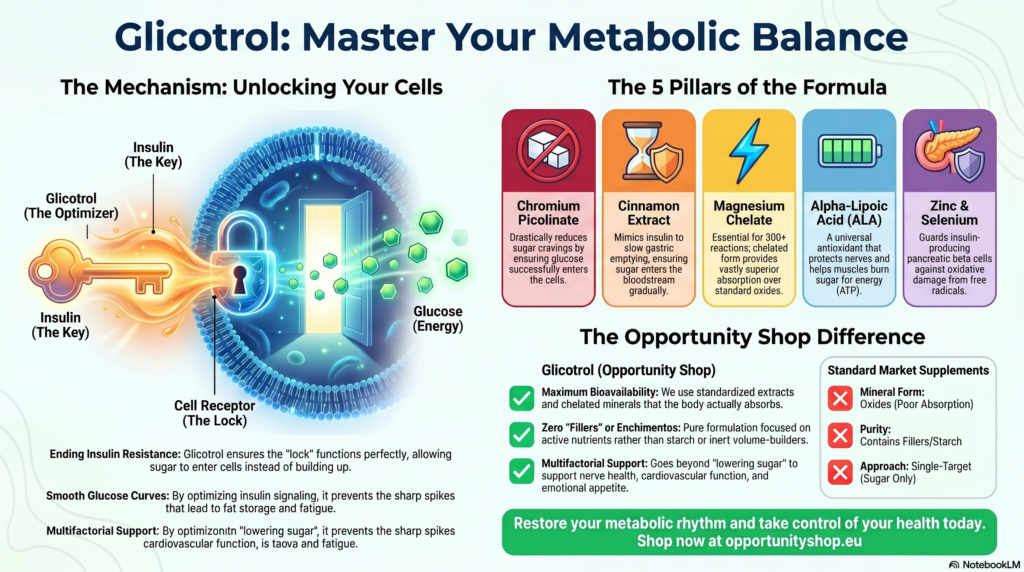 Opportunity Shop - Glicotrol Glicotrol supplement for glycemic balance and metabolic health - Opportunity Shop