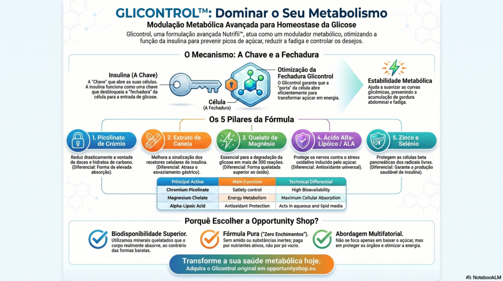 Opportunity Shop - Glicotrol PT Glicotrol para equilíbrio glicêmico e saúde metabólica - Opportunity Shop