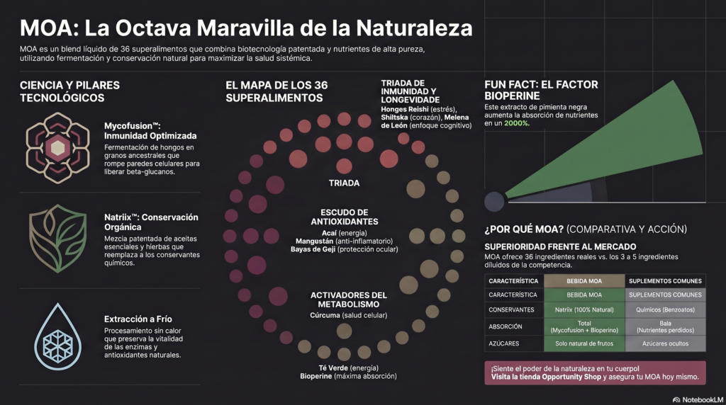 Opportunity Shop - Moa Post Blog es MOA Nutrifii: Guía de la 8ª Maravilla de la Naturaleza | Opportunity Shop