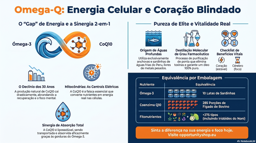 Opportunity Shop - Omega Q PT Suplemento Omega-Q da Nutrifii Partner.Co disponível na Opportunity Shop".