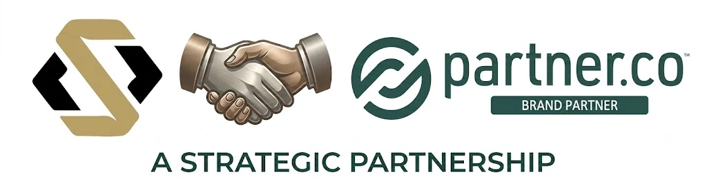 Opportunity Shop and Partner.co official strategic partnership logo for Singapore market
