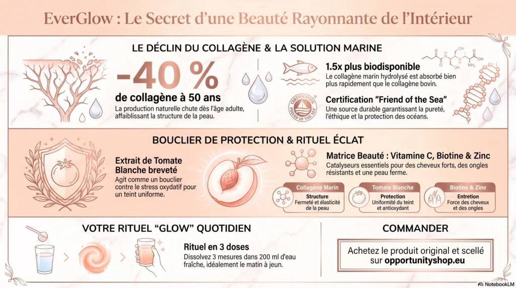 EverGlow de Partner.Co : Collagène Marin Hydrolysé Premium