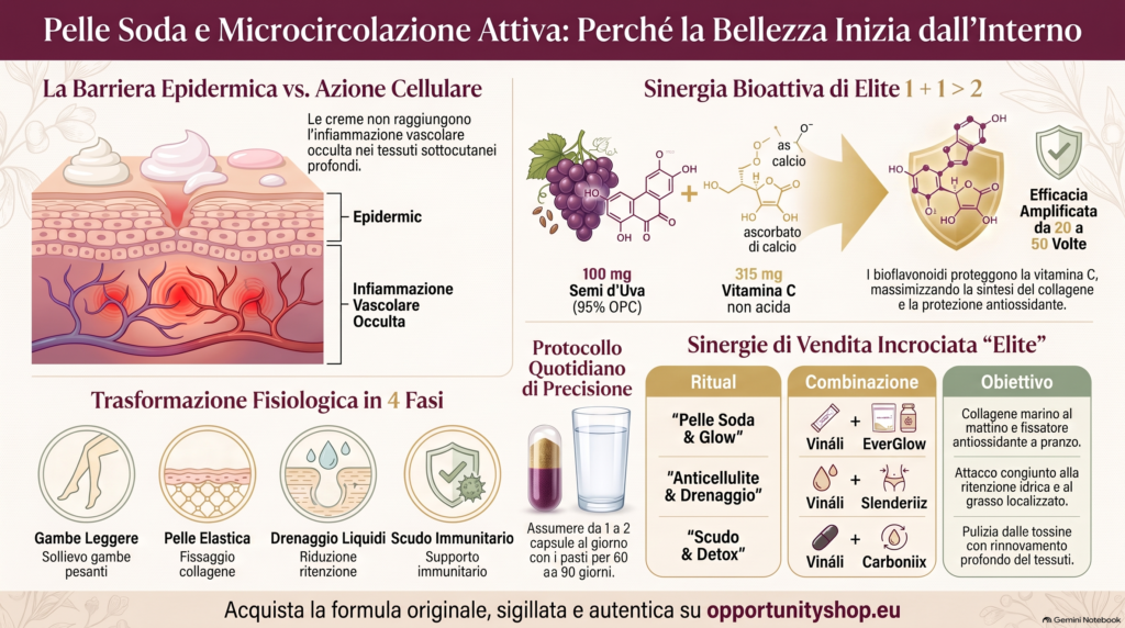 Vináli Nutrifii con focus sull estratto di semi d uva e ascorbato di calcio tamponato