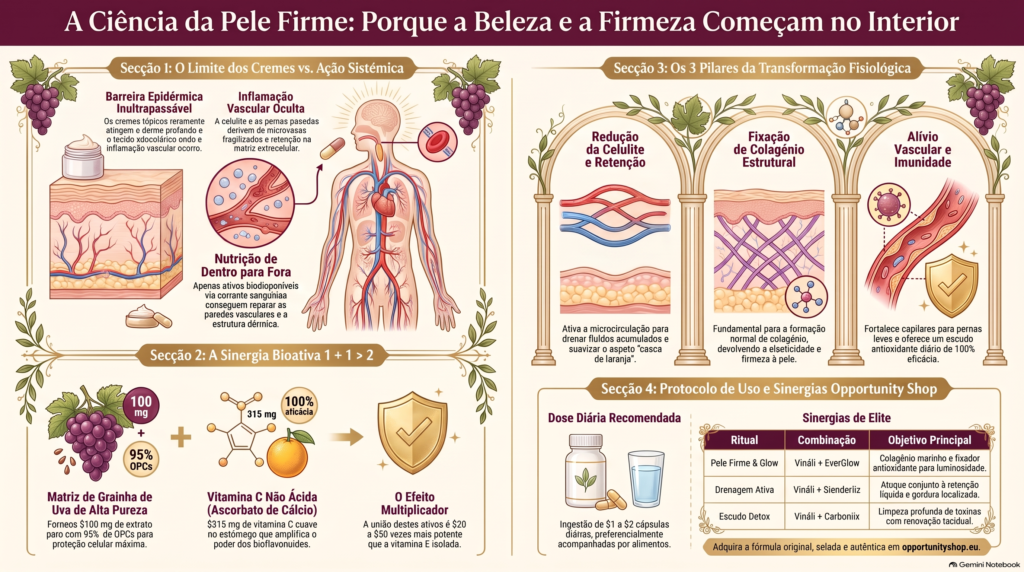 Vináli Partner.co Nutrifii para firmeza da pele, combate à celulite e suporte vascular